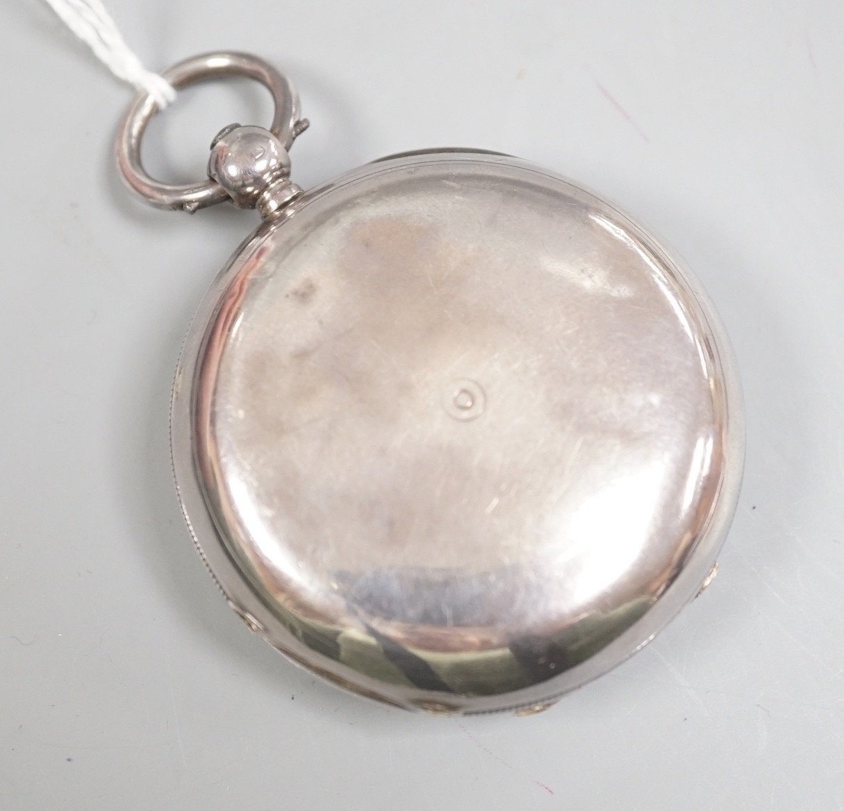 A Victorian silver hunter keywind pocket watch, with Roman dial and subsidiary seconds, by Robert Reid, Bristol, with key.